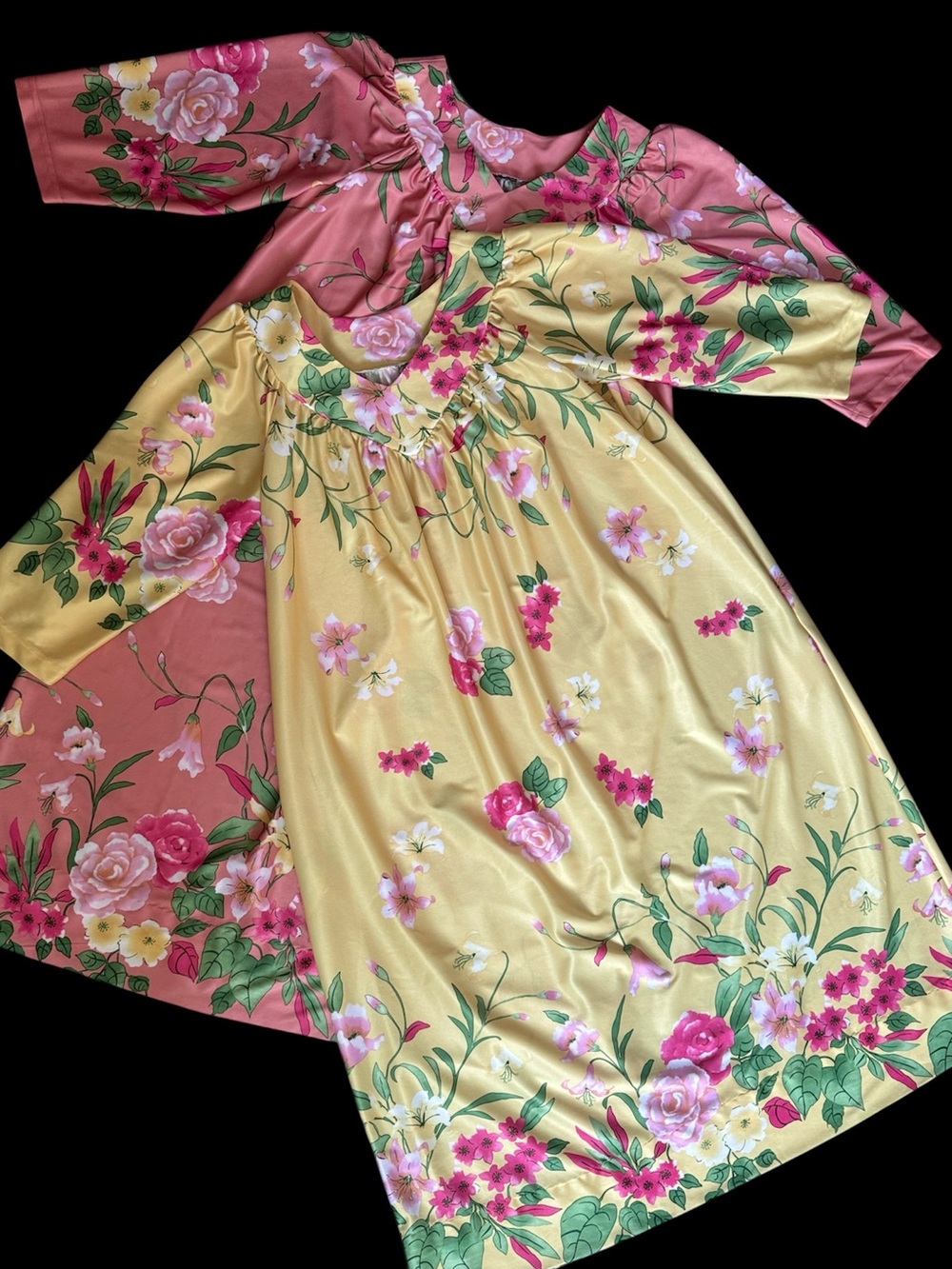 2 Anthony Richards Floral Housedresses